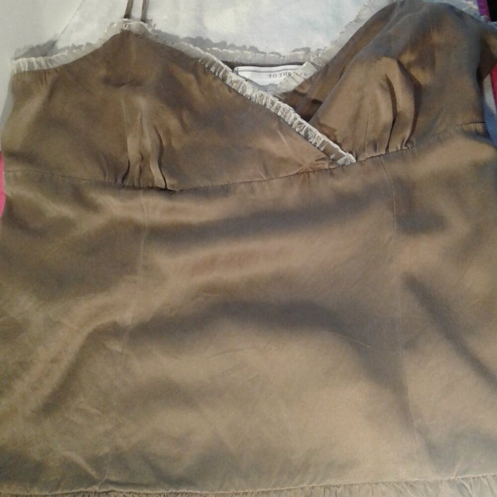 To the Max Silk Light-Brown Cami - LOW Price - Picture 2 of 10